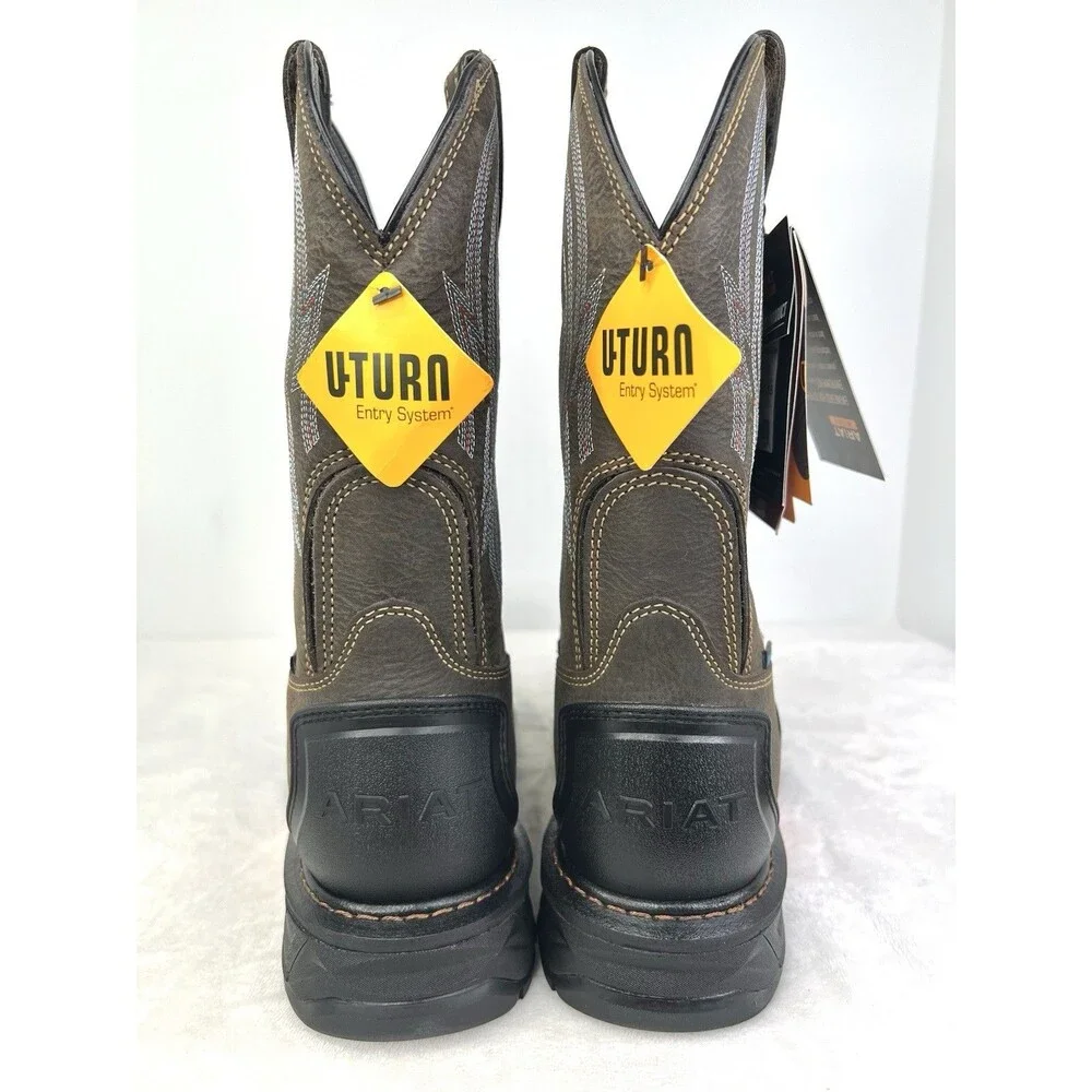 Ariat Workhog XT Tumbleweed H2O Carbon Toe Work Boots Mens Size 10.5 D New